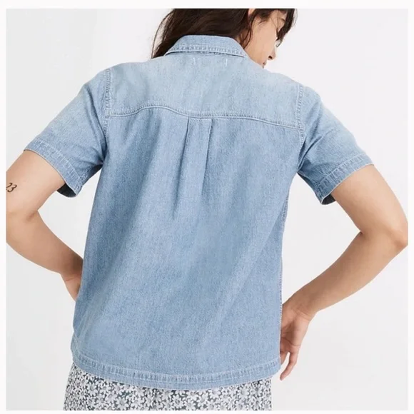 Madewell denim button-up shirt S - Picture 4 of 4
